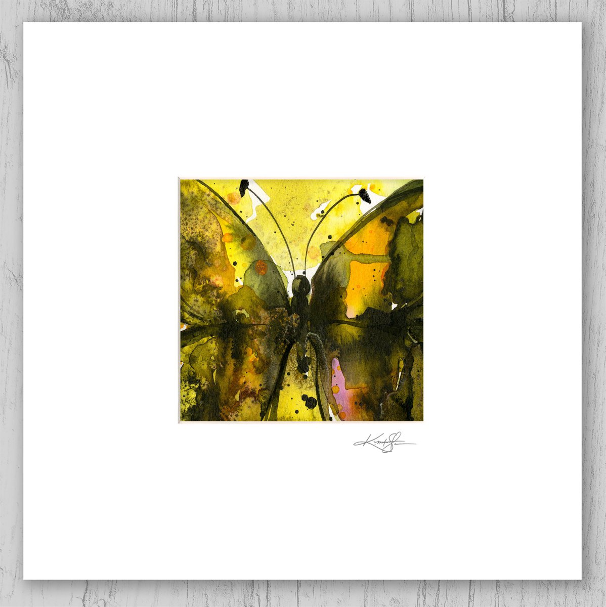 Watercolor Butterfly 30 -  Painting by Kathy Morton Stanion by Kathy Morton Stanion