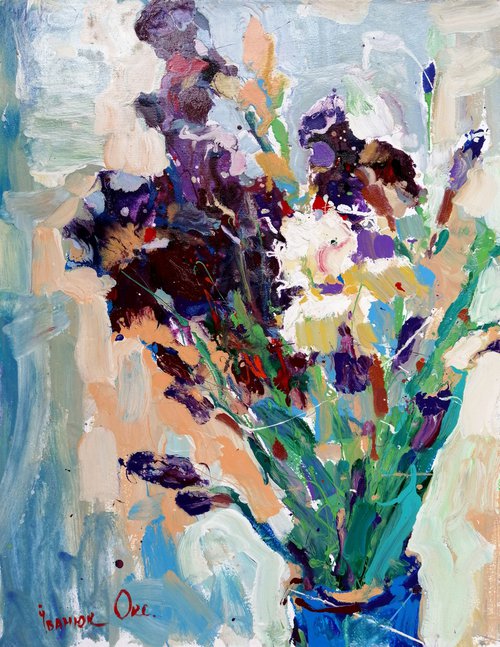 Irises by Kalenyuk Alex