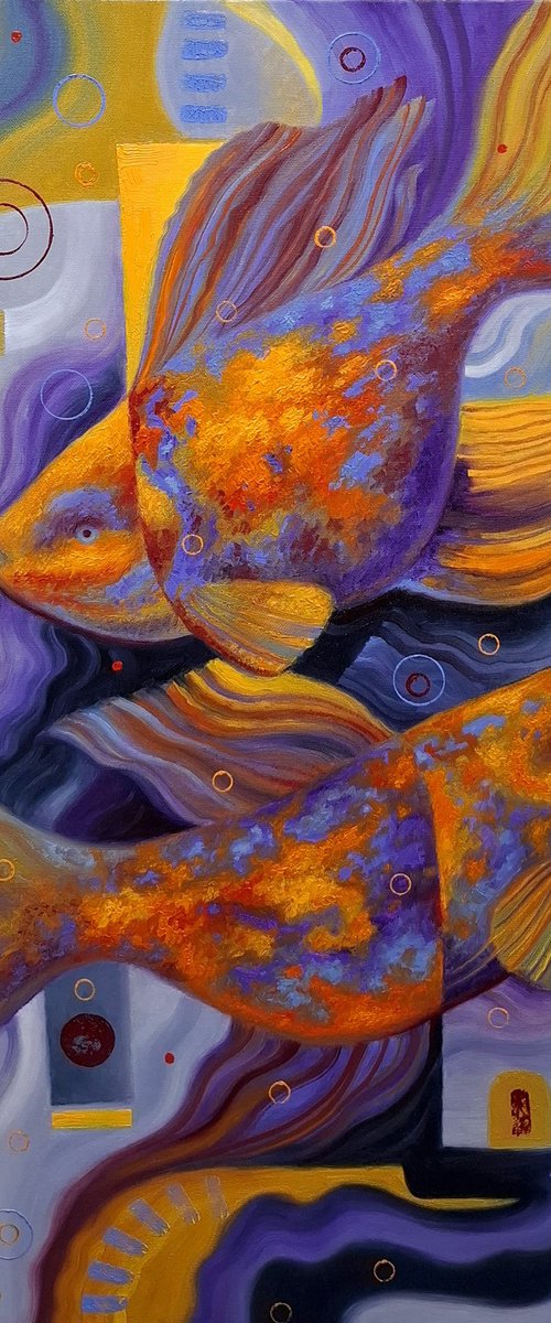 Orange and purple by Serhii Voichenko