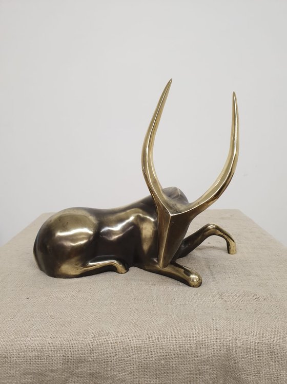 "Oryx" Contemporary Bronze Sculpture