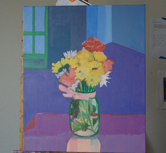 Flowers in a Room