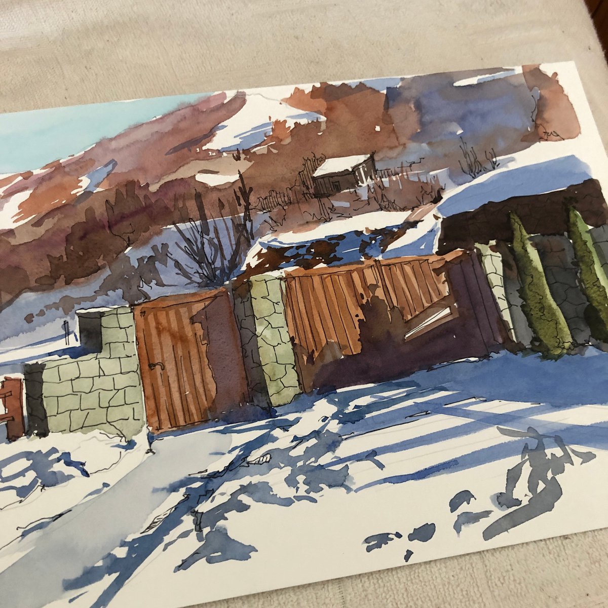 Winter in Montenegro by OLGA BELOBORODOVA
