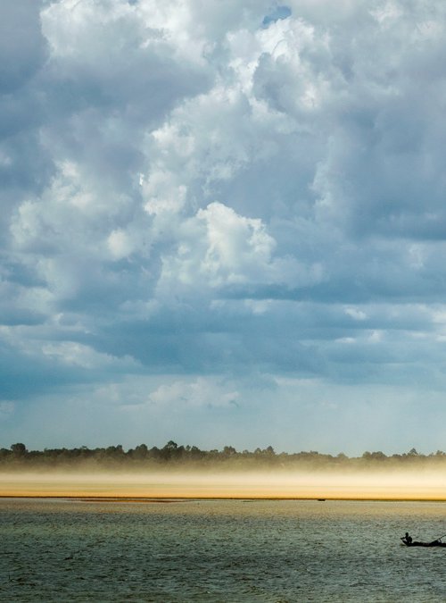 Sandstorm Over Water I by Serge Horta