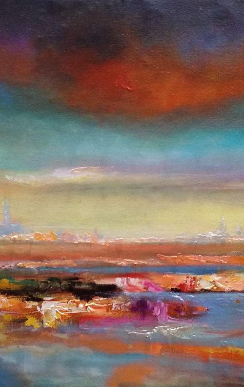 Calm Horizon by Vishalandra Dakur
