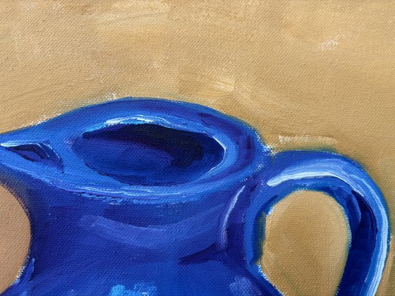 Still life with the blue jug