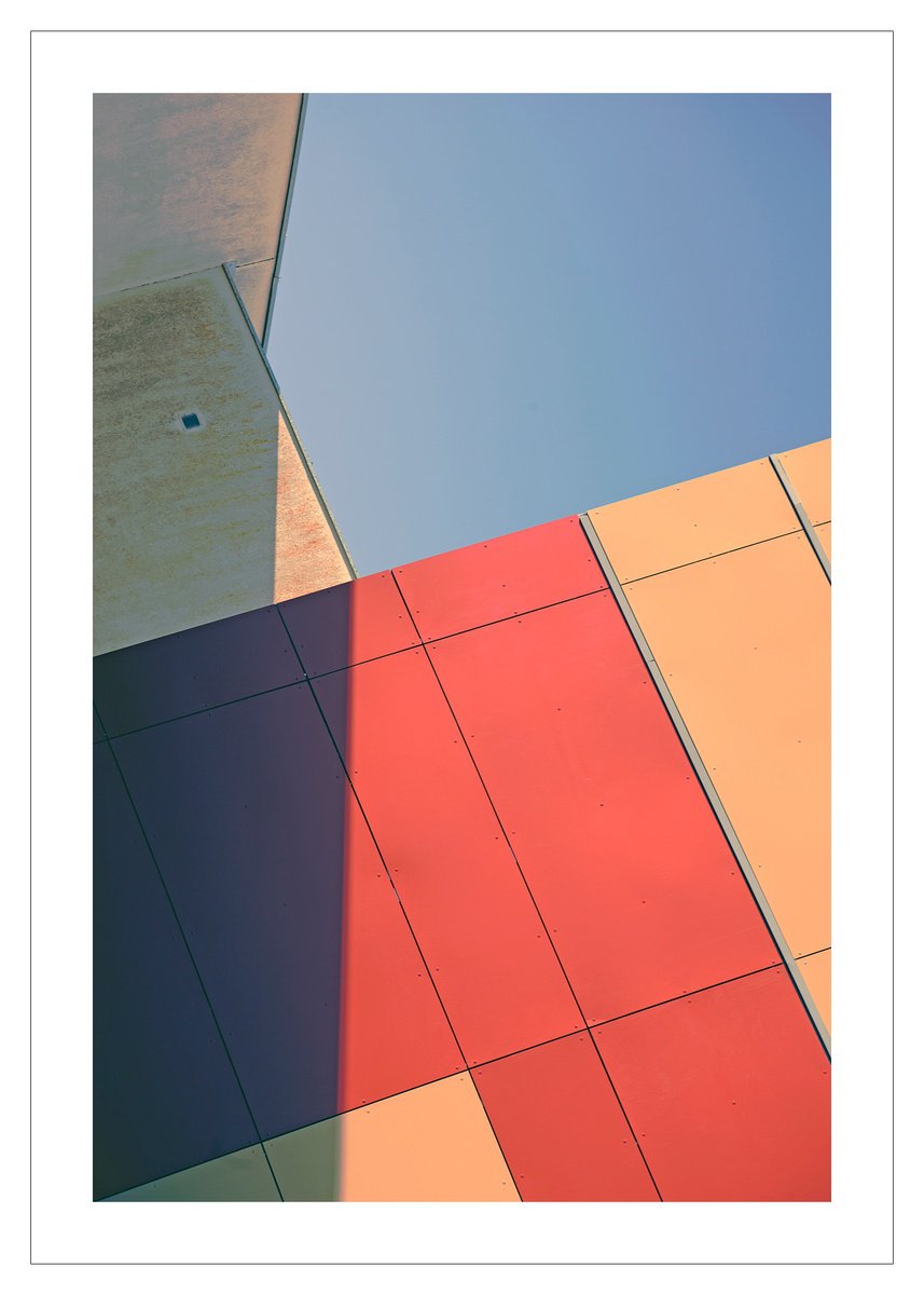 Geometric Abstract Photograph By Beata Podwysocka, 16 X 24, Wallscape 208, Original Artwork