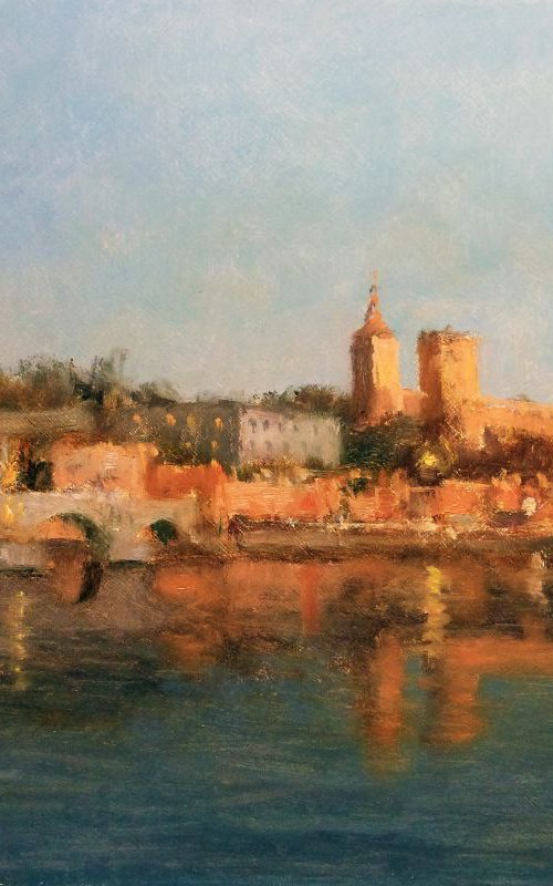 Evening at Avignon by Pascal Giroud