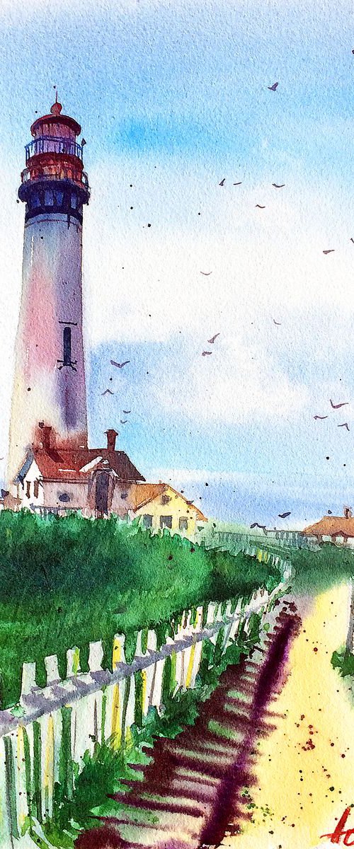Pigeon Point Lighthouse by Ksenia Astakhova