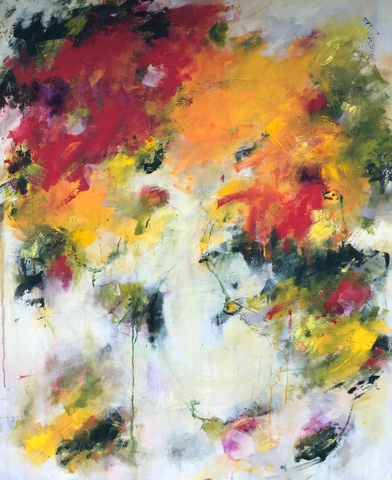 Mischievous Joy II  - Extra large contemporary painting