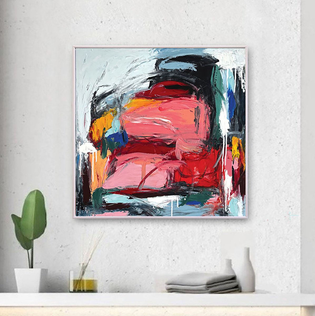 Amadi (Framed) By Melanie Crawford, 25 X 25, Artwork For Sale On Artfinder