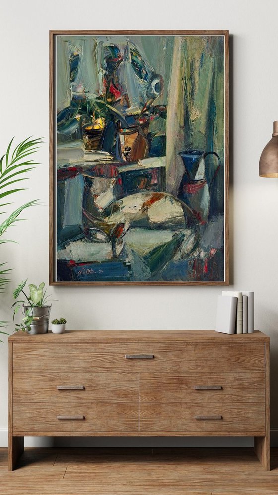 Still Life With a Cat