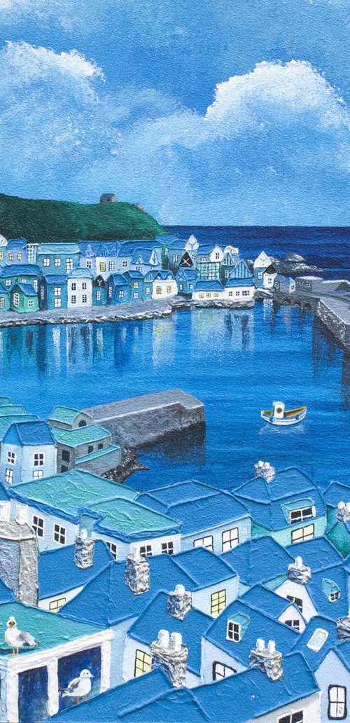 Cornish Blue by Jackie Ward
