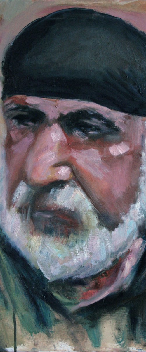 Portrait of a Man /  ORIGINAL PAINTING by Salana Art