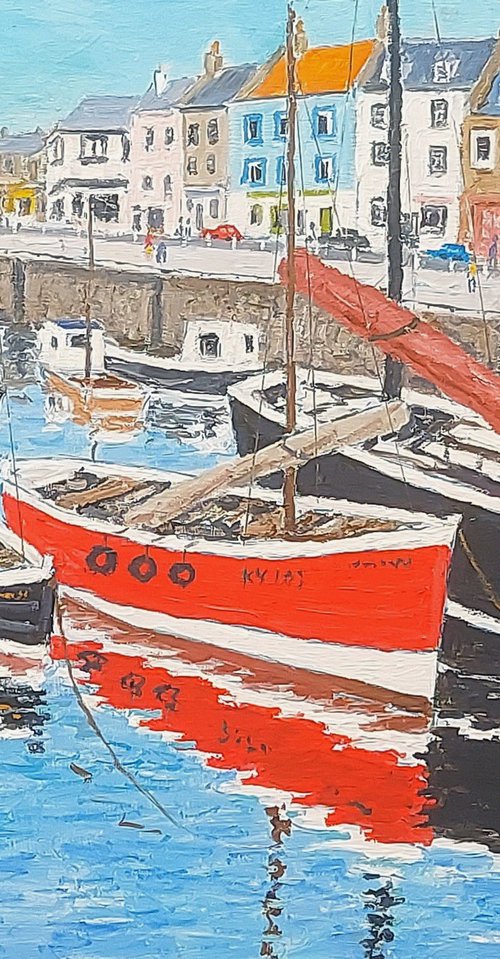 inner harbour, anstruther by Colin Ross Jack