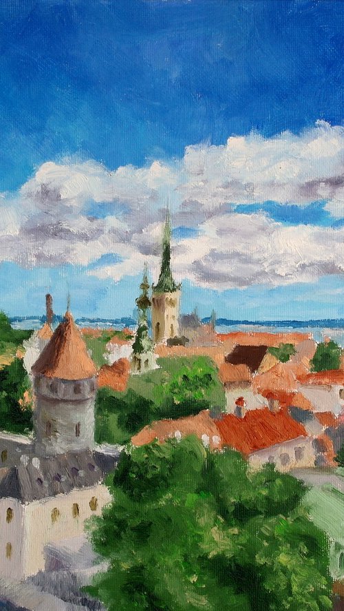 Summer Tallinn View by Juri Semjonov