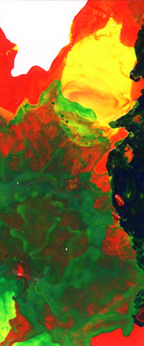 Colour Bomb - Ink Spots VII by KM Arts