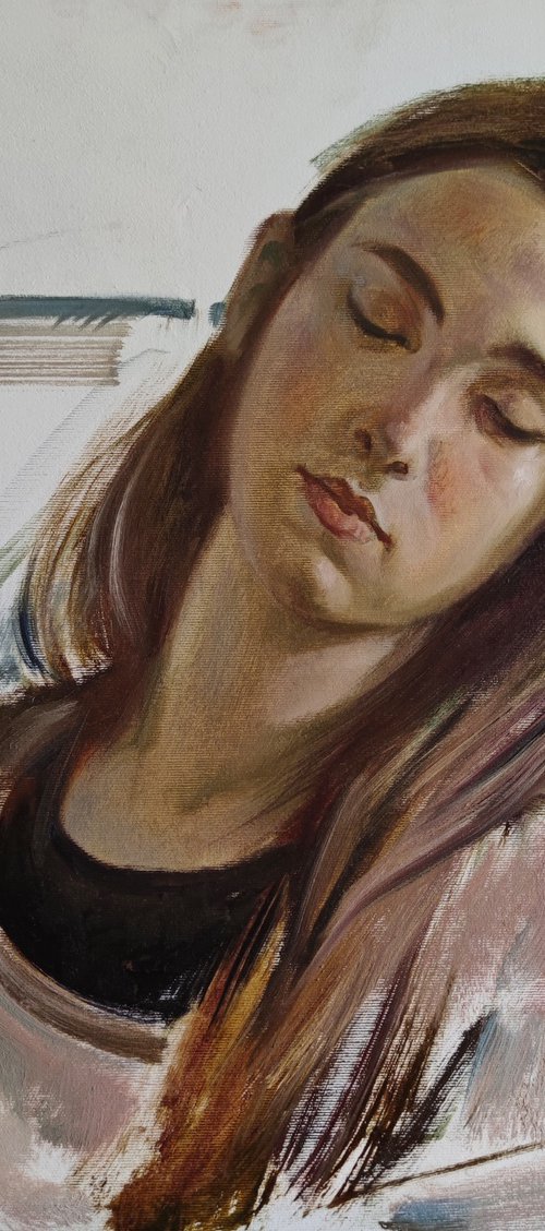 Sleeping sister by Maria Egorova
