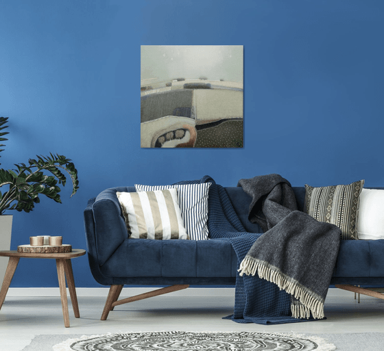 In the haze, when the first rays