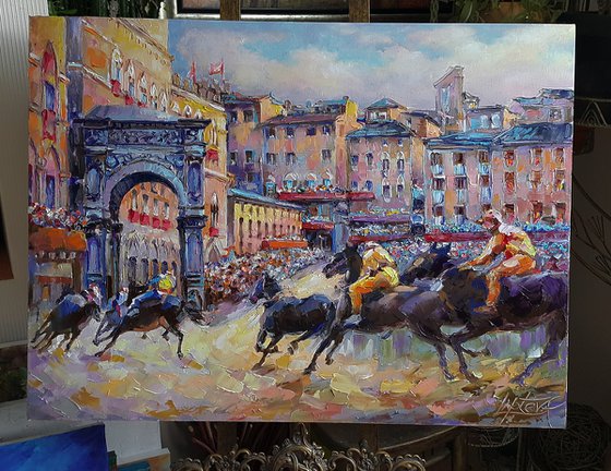 Siena Palio - horse racing