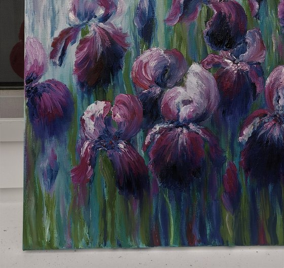 Iris painting