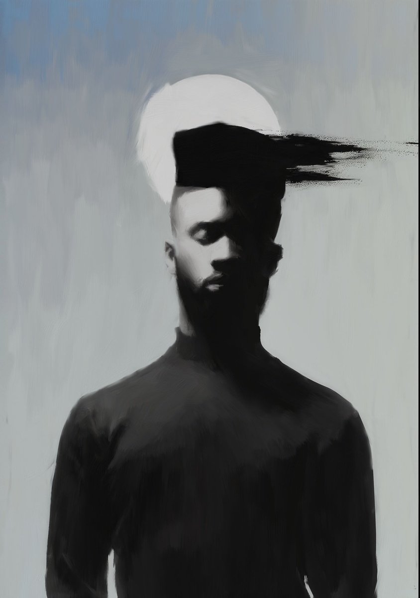 Expressive Portrait Acrylic Painting By Anzhelika Klimina, 20 X 28, Male Portrait N19, Original Artwork