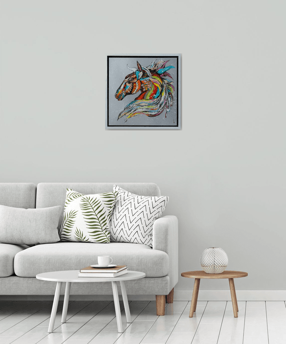 Fairy Horse (FRAMED 22,5' X 22,5')