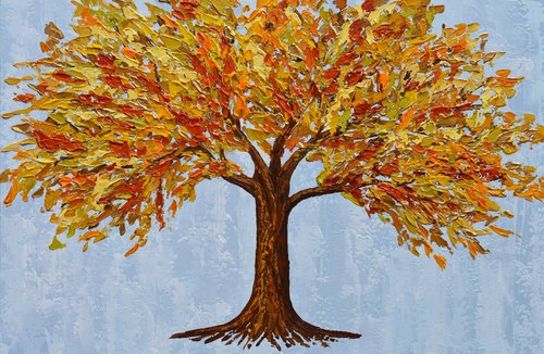 Autumn Tree by Olga Tkachyk