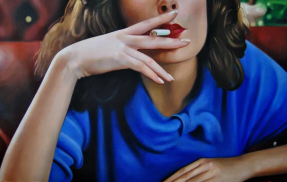 Commissioned artwork, Oil on canvas, Hyperrealism