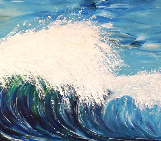 Seascape Breaking Waves D 7
