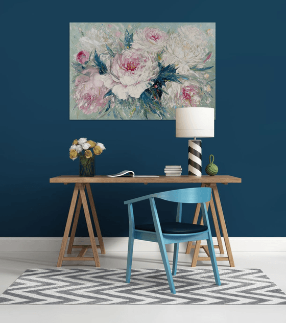 The Gentle Breath of Peonies