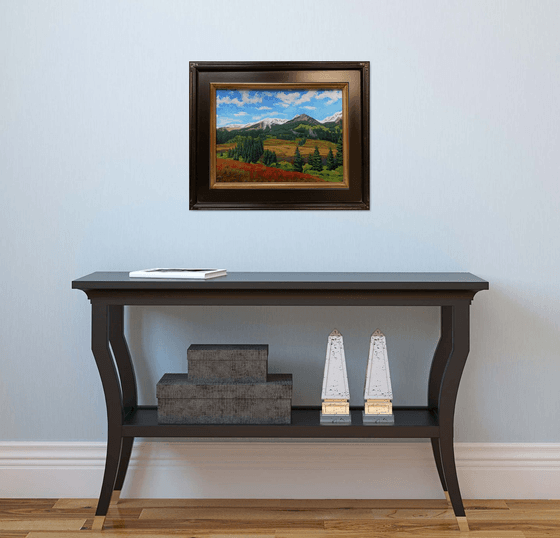 Colorado Landscape with Beautiful Flowers