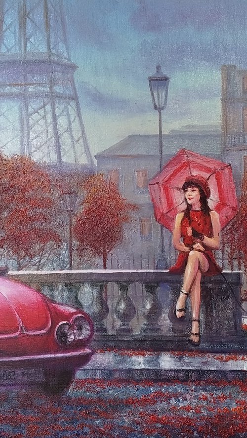 Autumn day in Paris by Dmitrij Tikhov