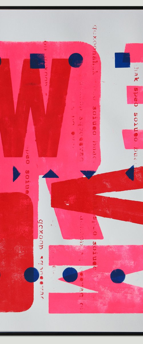 Neon Typography #C by ROCO Studio
