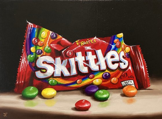 Skittles still life