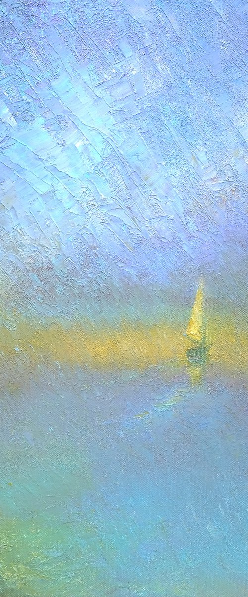 Evening sea by Dmitry Oleyn