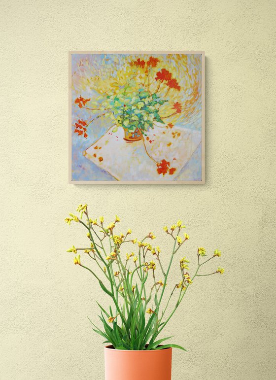 Sunshine and Geraniums