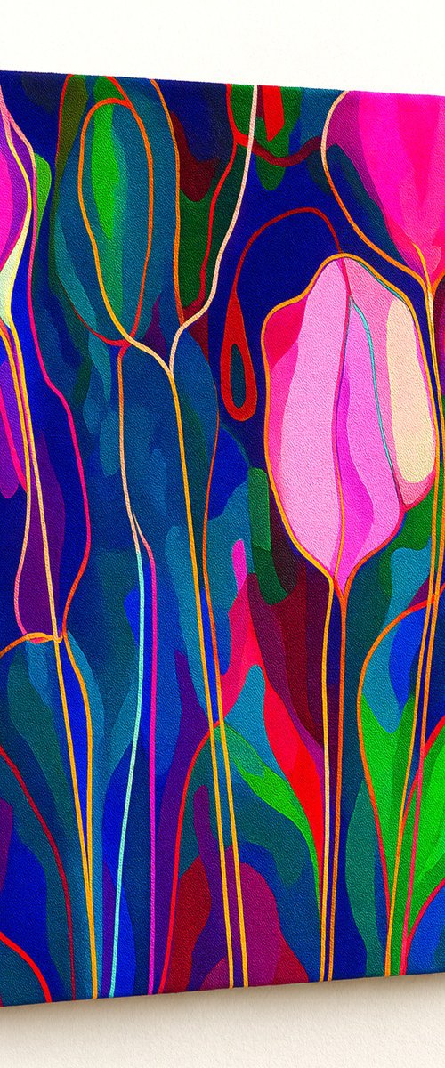 Jazz Style Flowers #4 by V+V Kniazievi