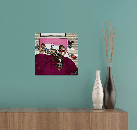 Dog Days Bedtime 2 30cm x 30cm