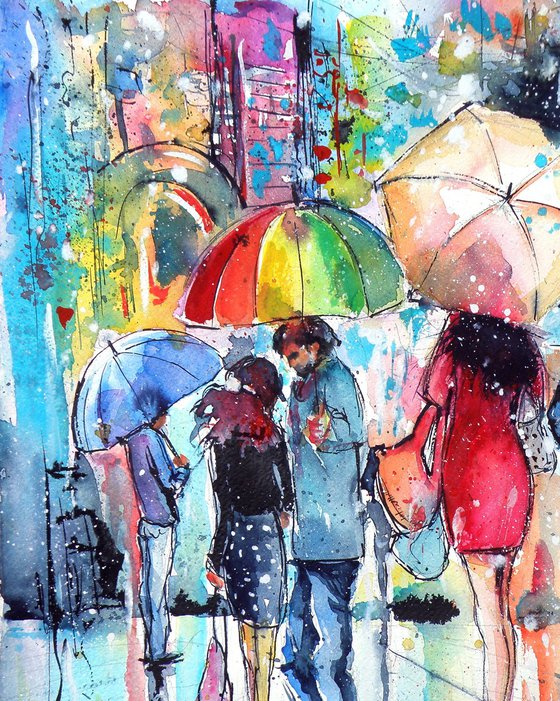 Waiting in the rain