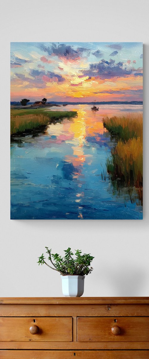 Monday Sunset by Olga Blazhko