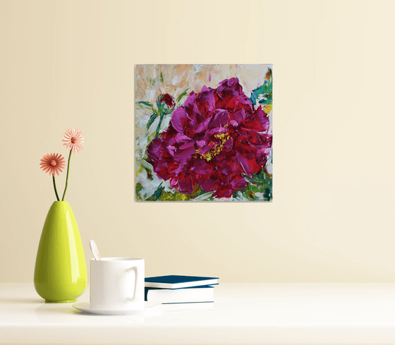 Peony 02 /  ORIGINAL PAINTING