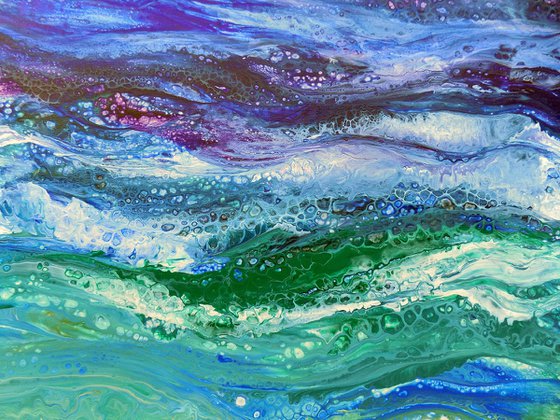 The sound of the sea *- large modern abstract seascape