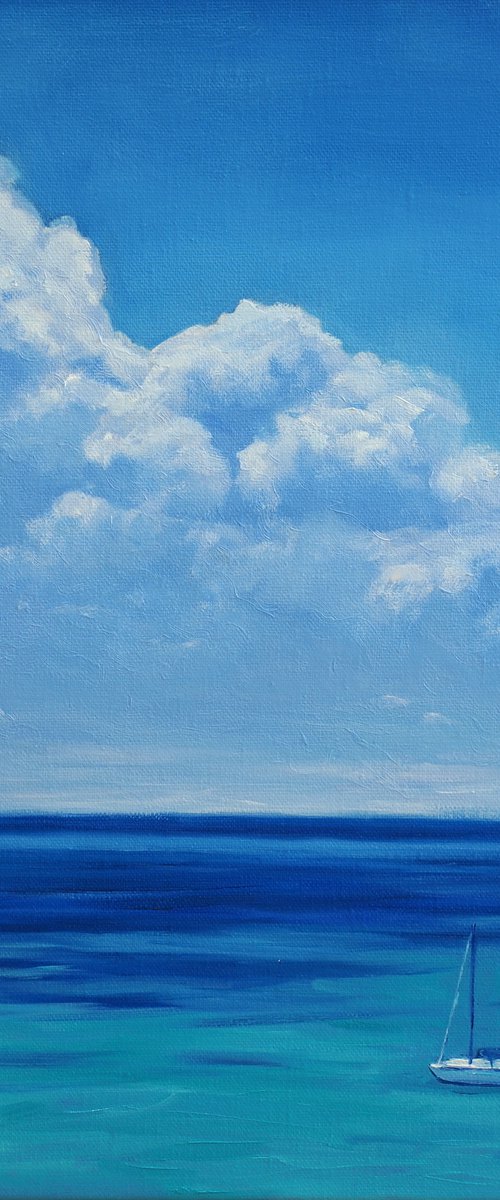 Сlouds over the sea by Alfia Koral