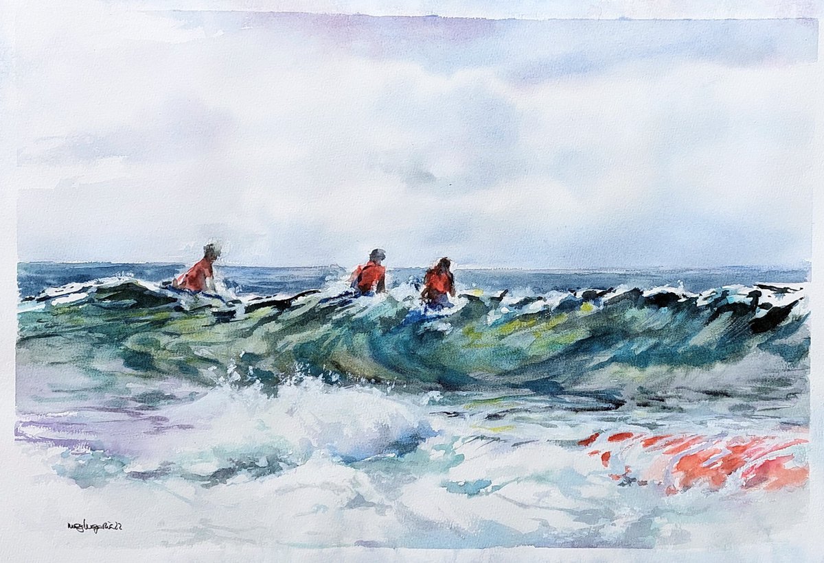 WAITING FOR THE WAVES by Maylu Garci?a