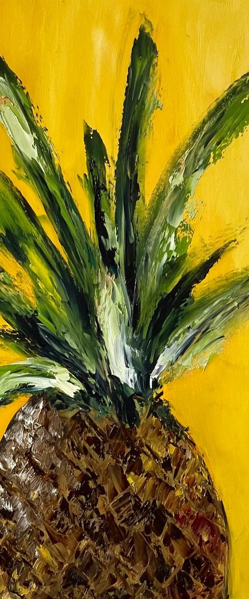 Pineapple by Anastasiia Novitskaya