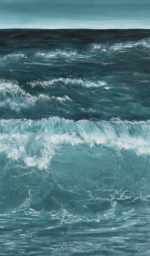 Ocean Wave by Sarah Vms Art