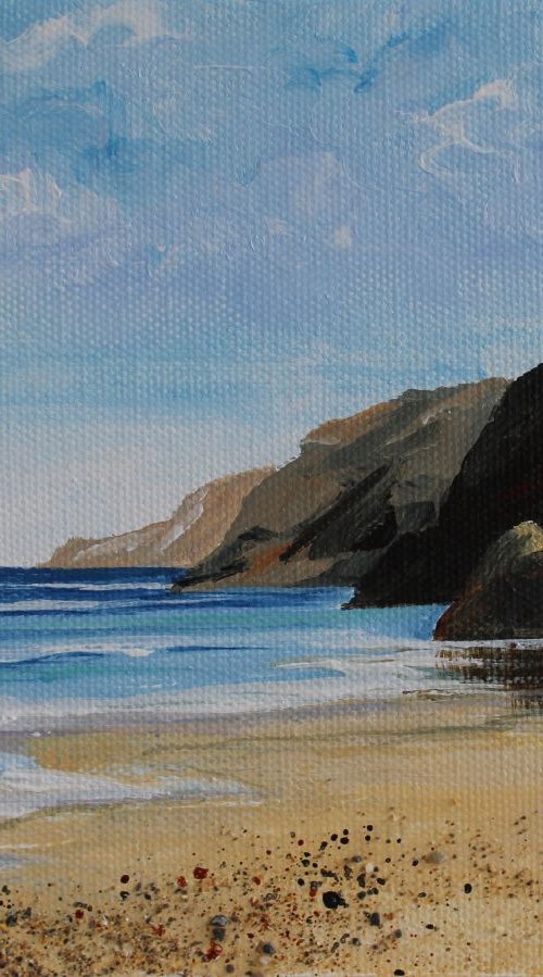 Chapel Porth Cornwall by Valerie Jobes