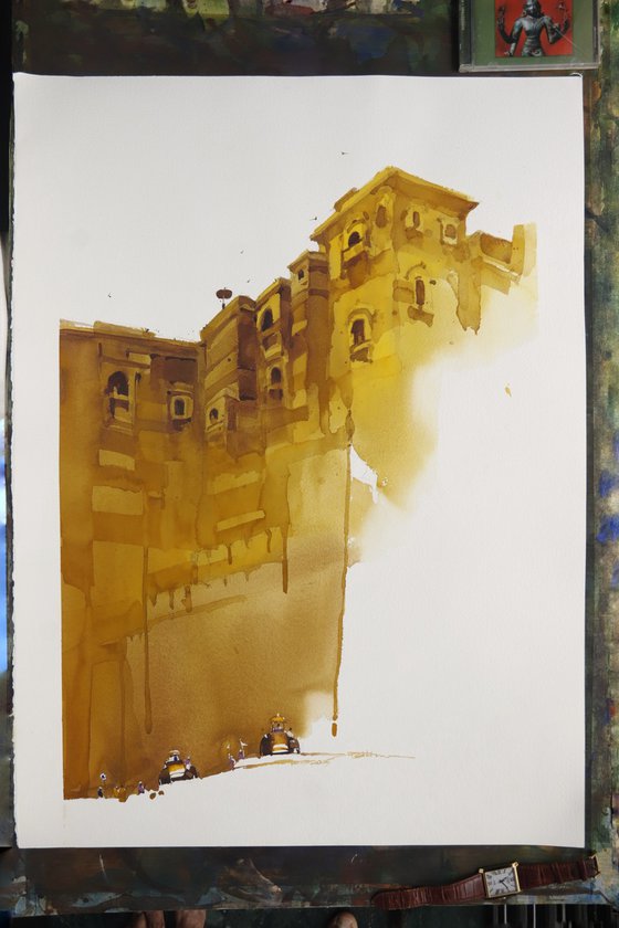 Sunshine yellows, historic heights