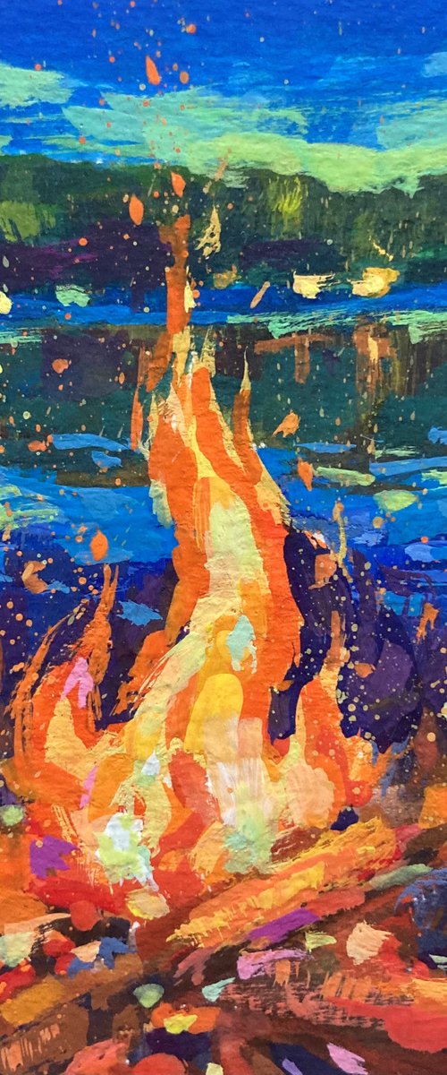Sunday Night Fire by Jimmy Leslie