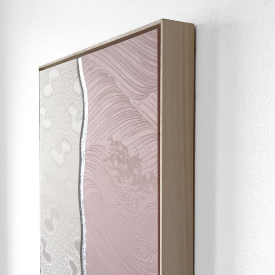 Pink waves ~Endlessness~ (Kimono Upcycled)